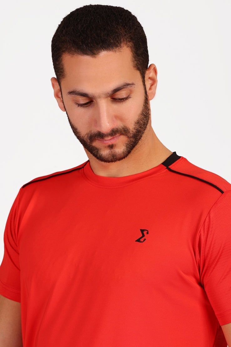 SIGMA FIT Racket Sports Tee Red - Image 2